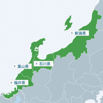北陸地図